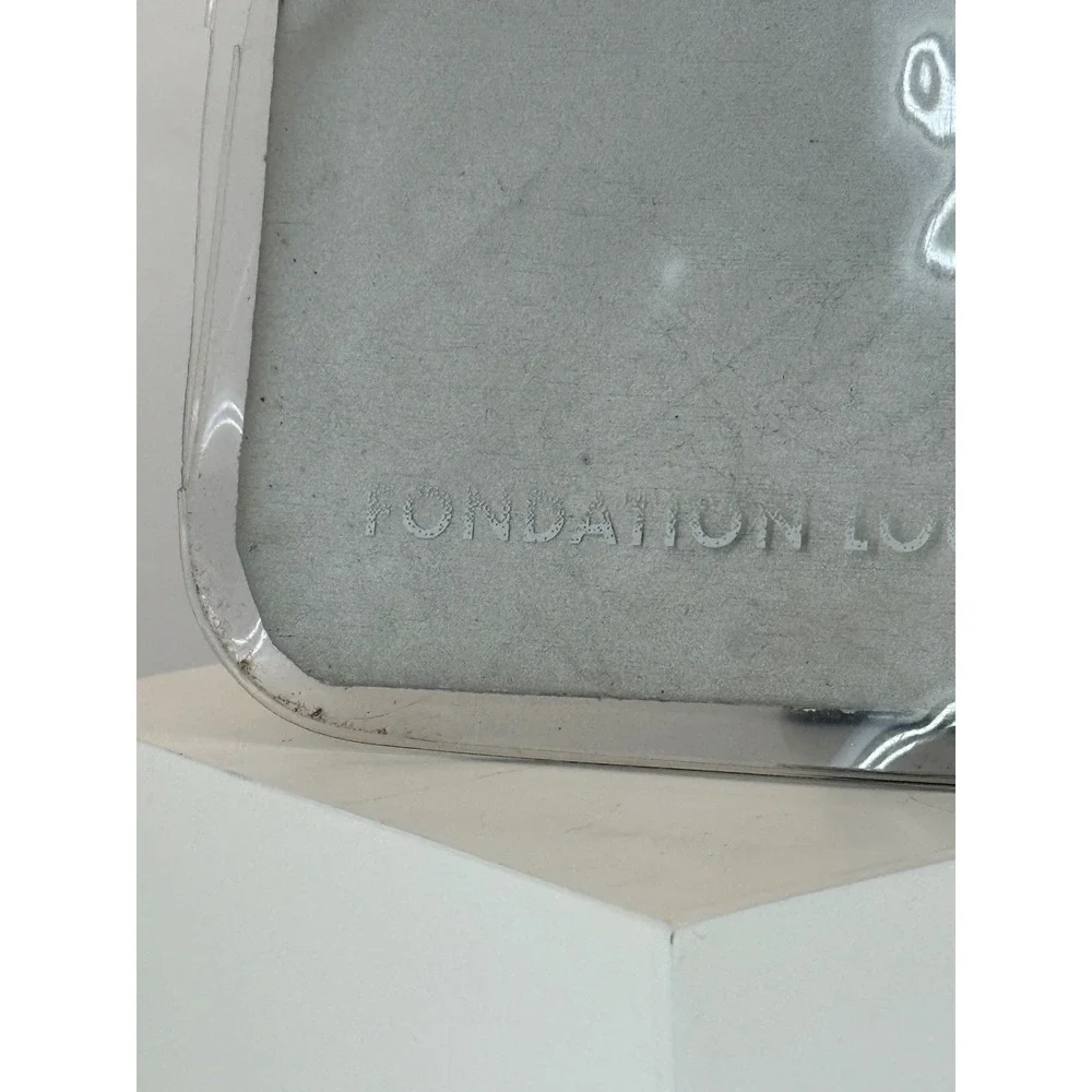 Foundation Louis Vuitton Clear Grey‎ Canvas Zip Pouch Museum Exclusive Bag